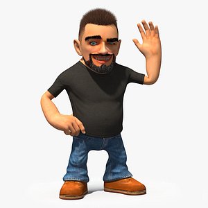 Cartoon man