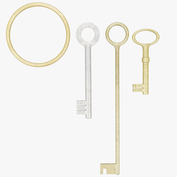 Keys ring 3D model - TurboSquid 1229534