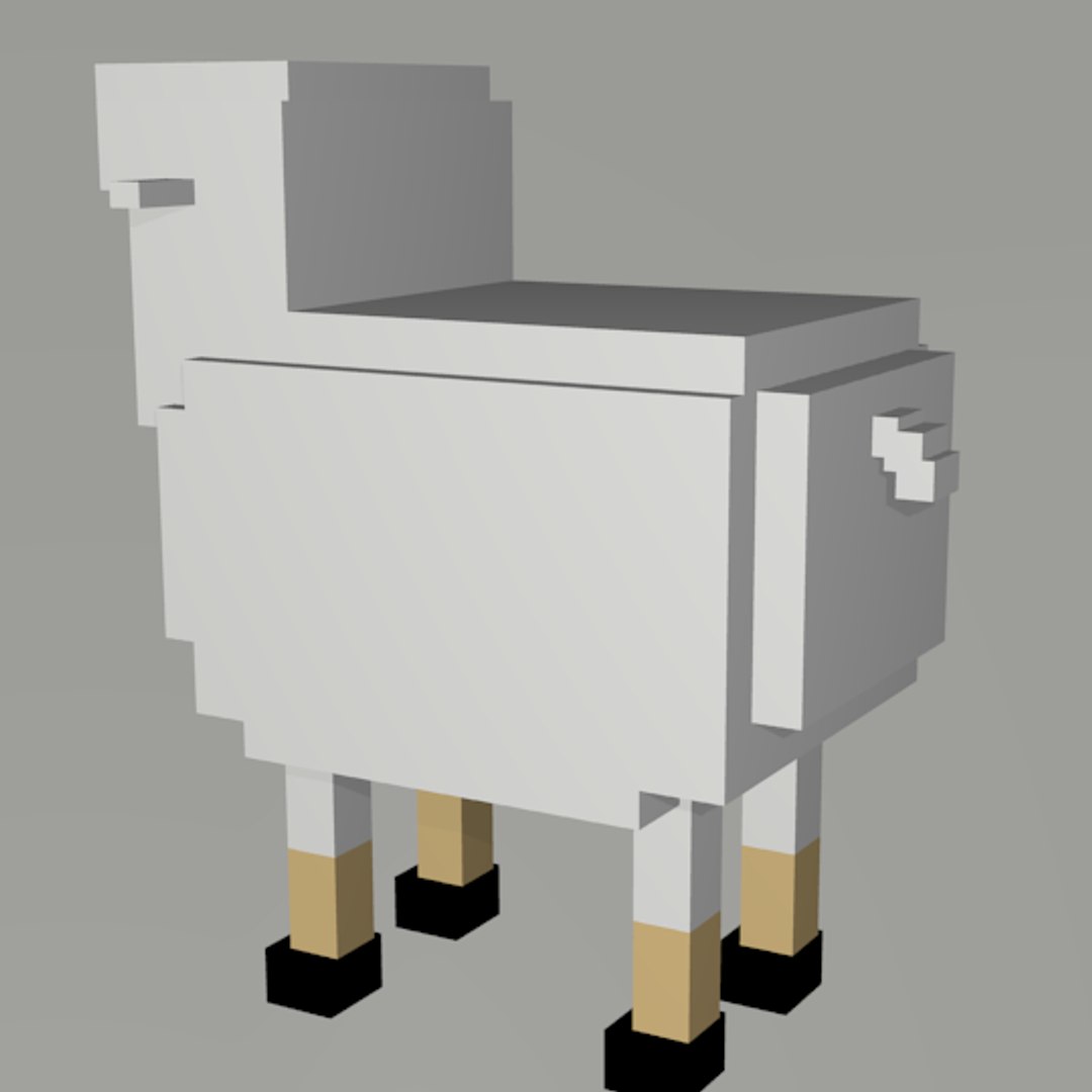 sheep voxel 3D model https://p.turbosquid.com/ts-thumb/kH/vbfPq3/EVfvFeyP/sheeprenderedphotoback/png/1593784605/1920x1080/fit_q87/11b321e9b7866293f3a03a16693544f6b89b3f5d/sheeprenderedphotoback.jpg