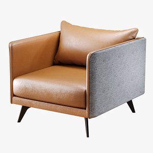 Messina Leather Arm Chair model