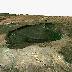 3D Mount Suswa Great Rift Valley Kenya