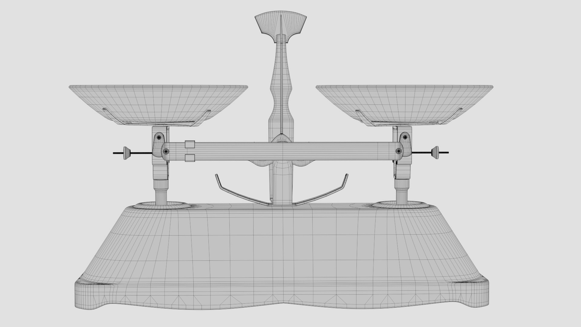 Lab Mechanical Balance Scale 3D TurboSquid 1782540