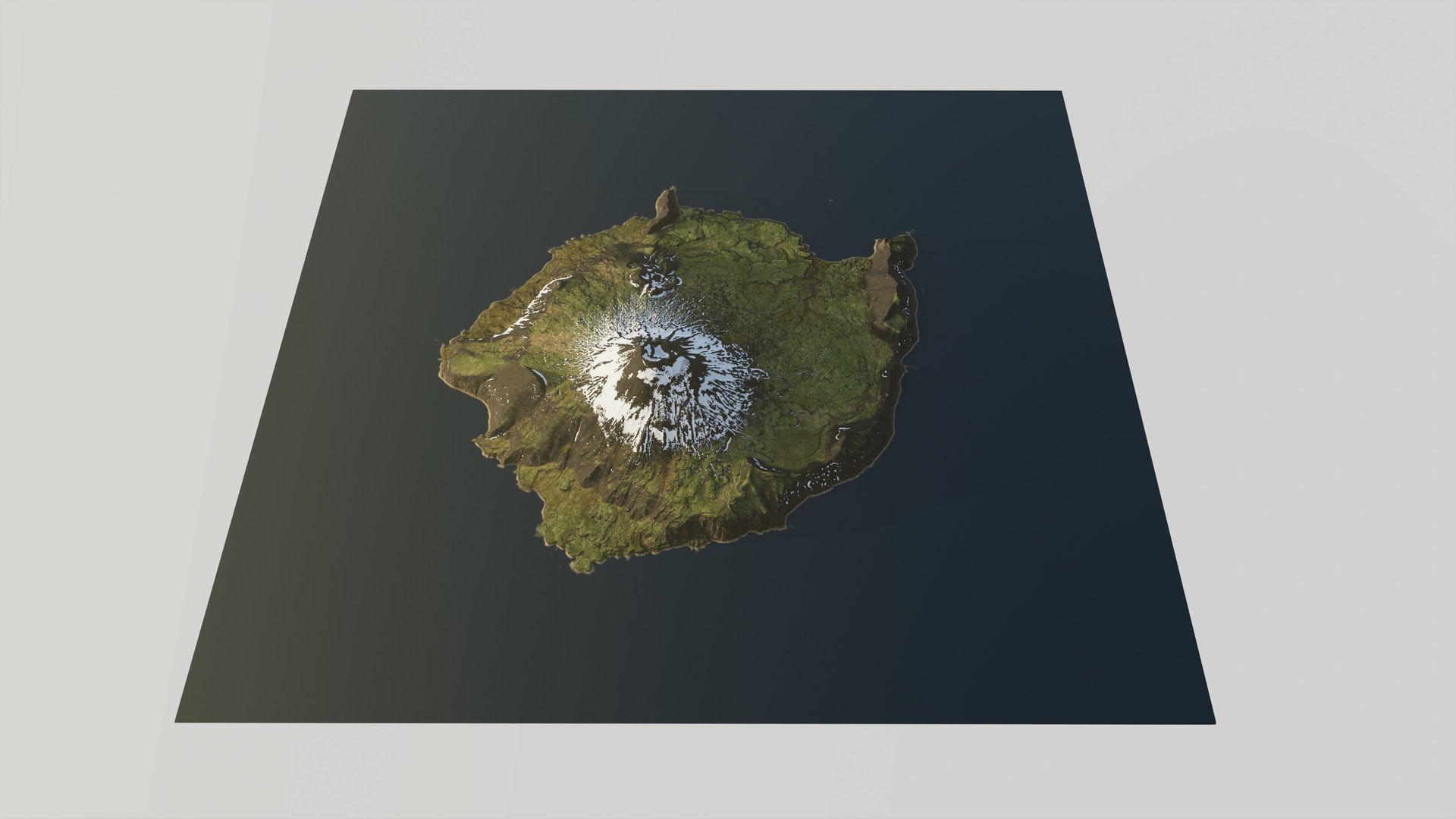 Snowy island volcano PBR landscape model https://p.turbosquid.com/ts-thumb/kI/6HUTMY/Hg/16_wm/jpg/1758102569/1920x1080/fit_q87/20c2df3dd9db8d2dd893d2ede7c506cf4e589eec/16_wm.jpg