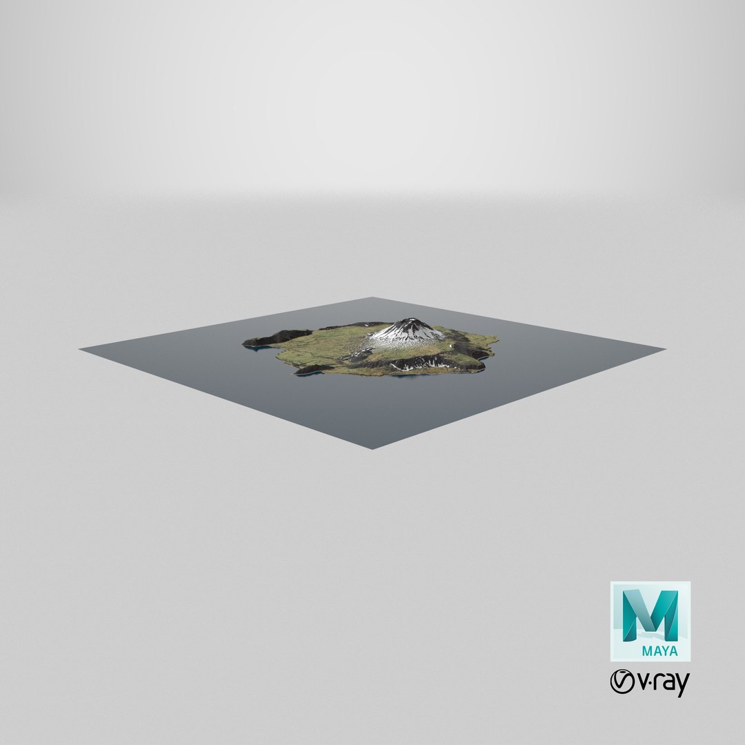 Snowy island volcano PBR landscape model https://p.turbosquid.com/ts-thumb/kI/6HUTMY/fP/stemcell_maya_vray_render/png/1778531879/1920x1080/fit_q87/4a211161cdcc8446157043294758a9770f321fe8/stemcell_maya_vray_render.jpg