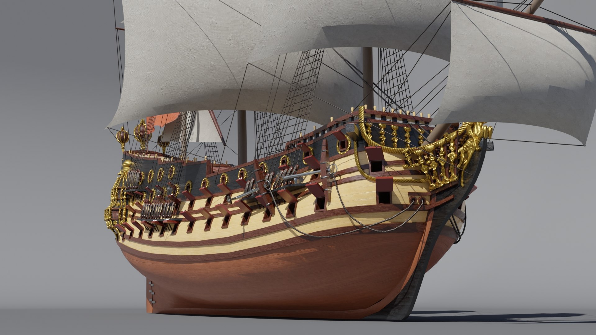 Hms Prince Rate Ship 3D - TurboSquid 1540386