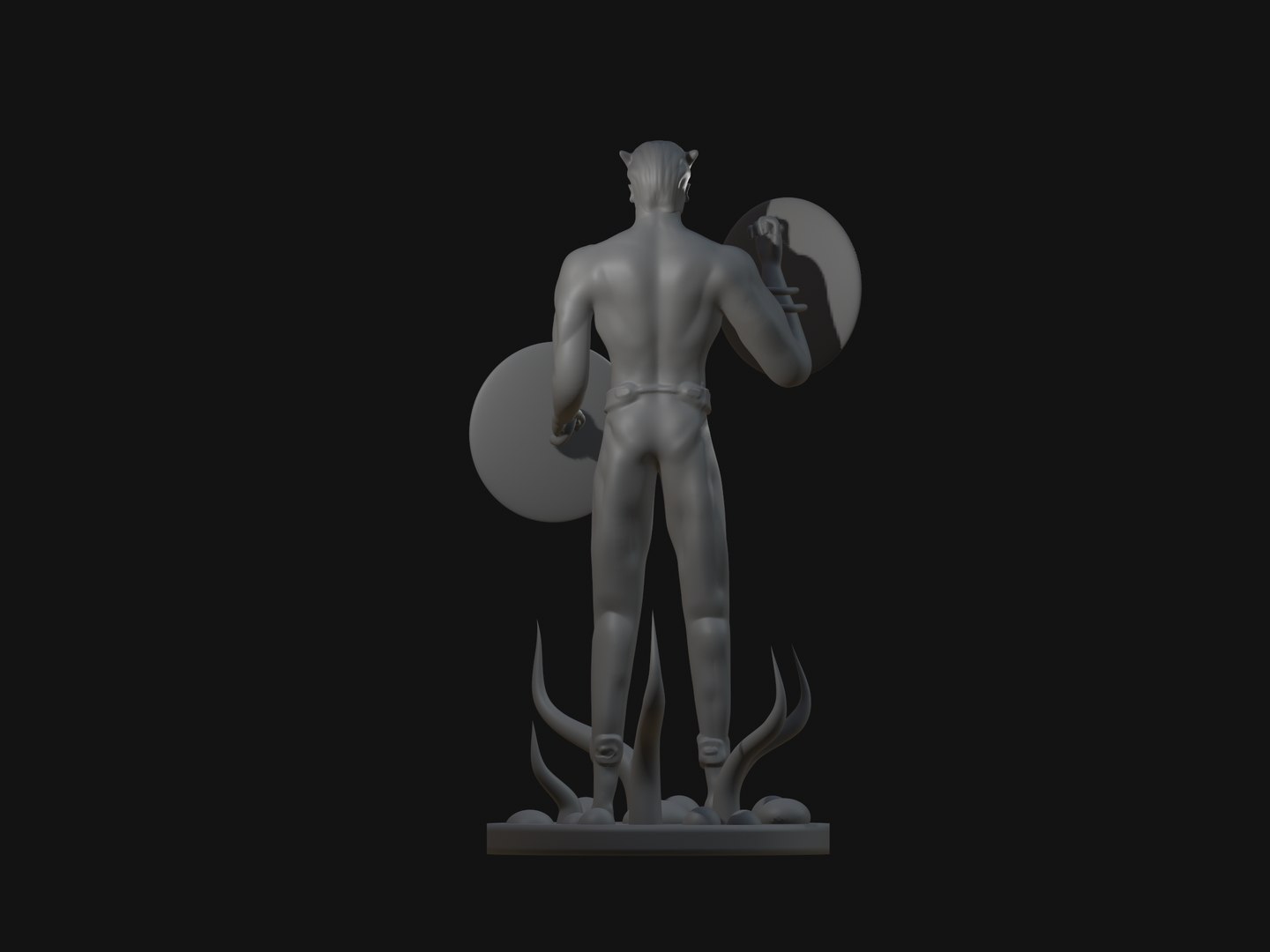 3D Man With Shield Character Design Model - TurboSquid 1991624