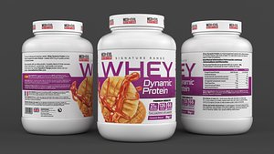 Protein Powder 3D model