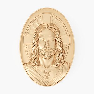 3D Relief of Jesus Christ model