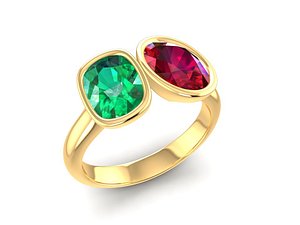 diamond luxury ring 3D model