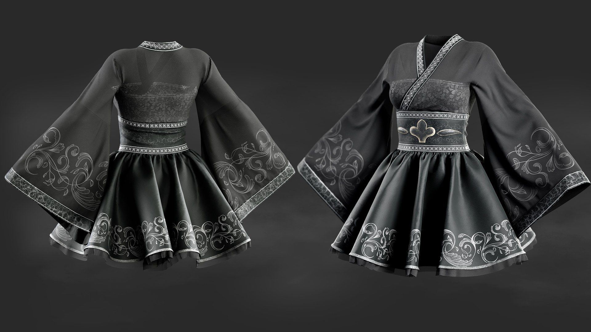 3 Fantasy Dresses 3D model https://p.turbosquid.com/ts-thumb/kI/EBRWha/R0/z0033/jpg/1714454370/1920x1080/fit_q87/9f51a222cba45b3d71e510a8665dadec77881a54/z0033.jpg