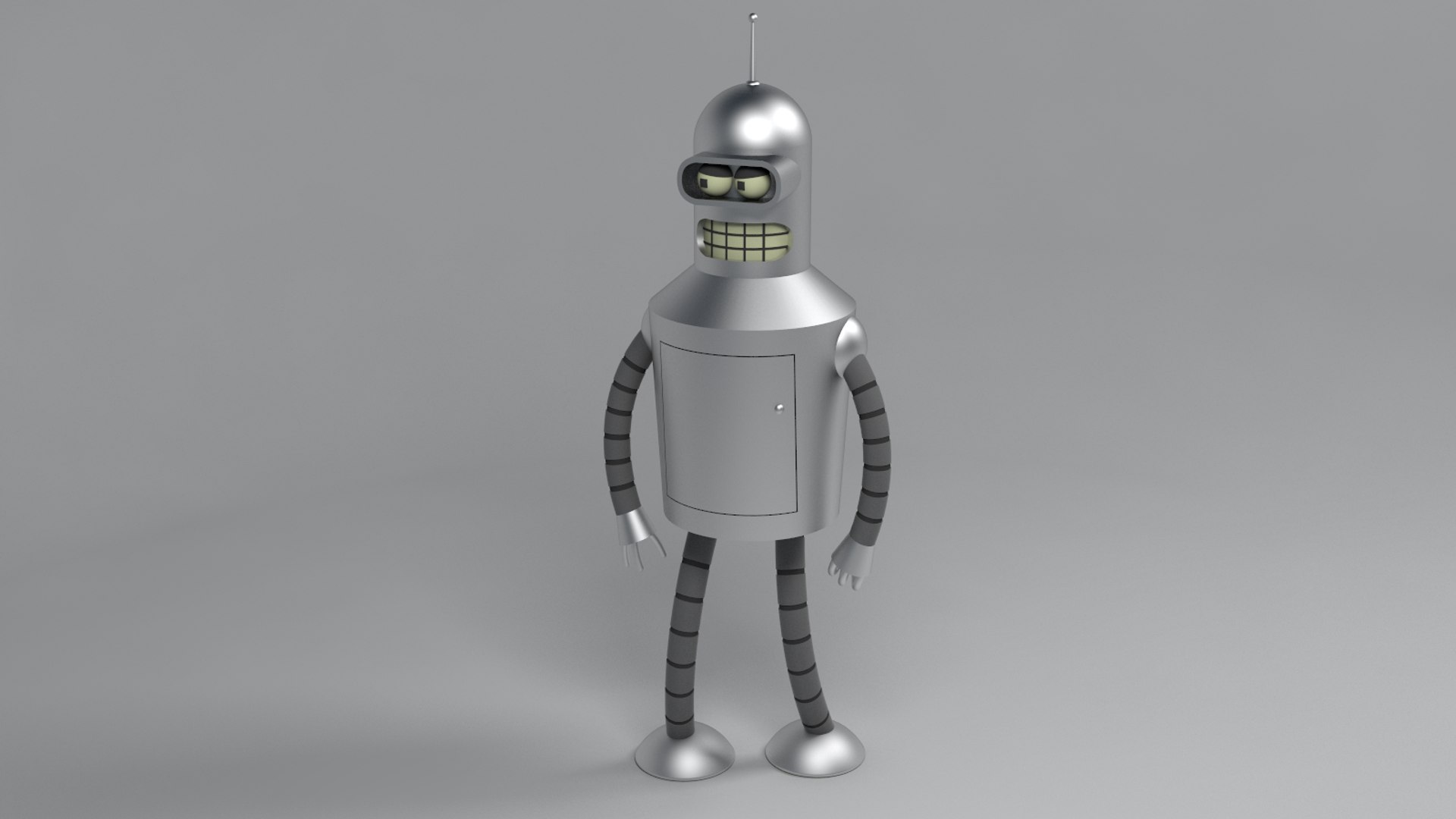 bender futurama 3d