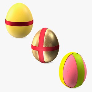 Easter Eggs with Ribbon Collection