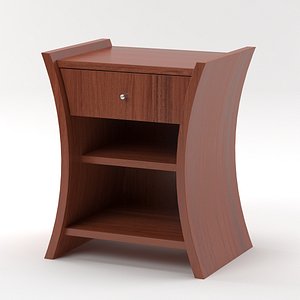 Bedside Table Mahogany