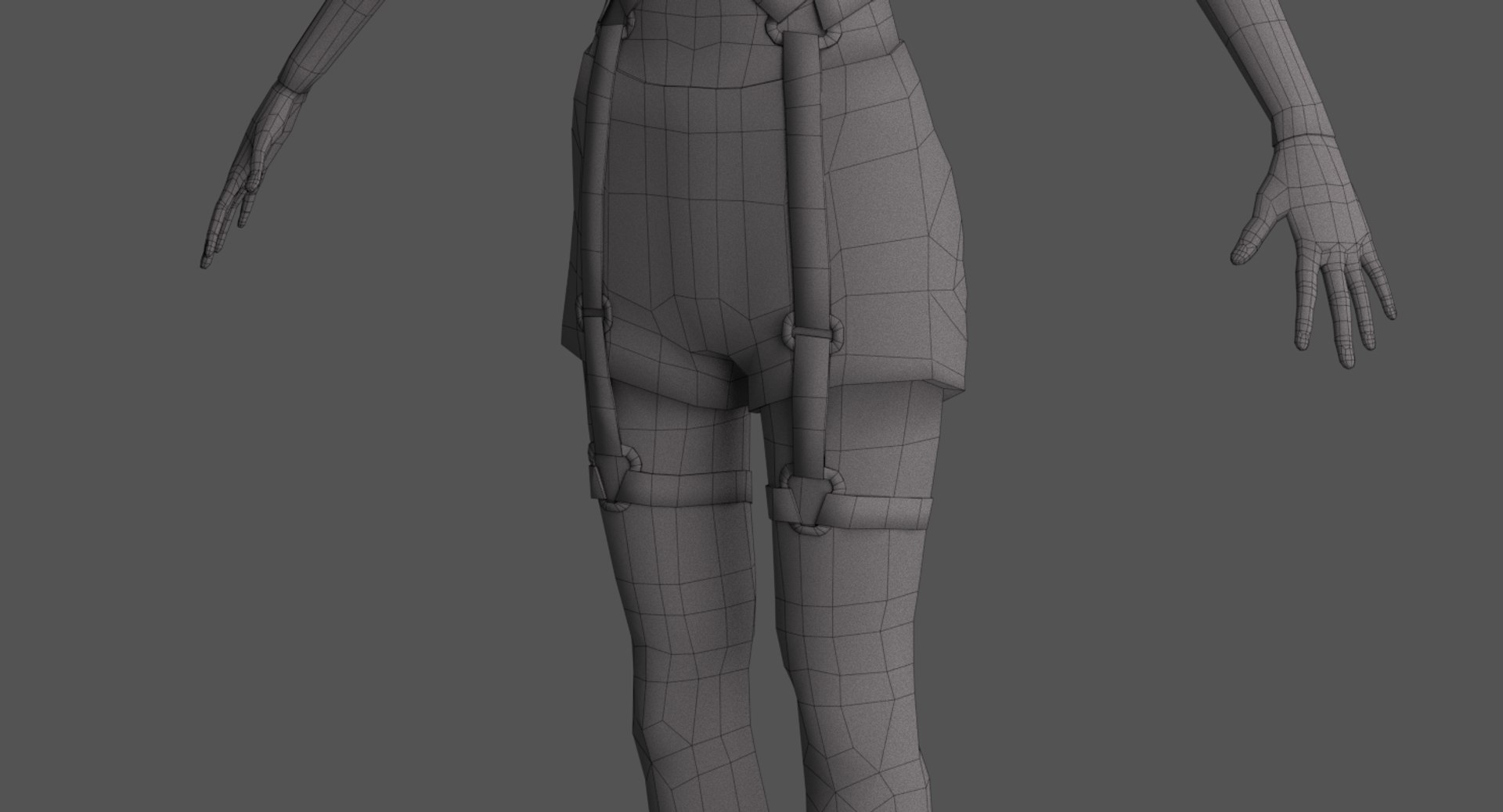 3D female black model - TurboSquid 1292374