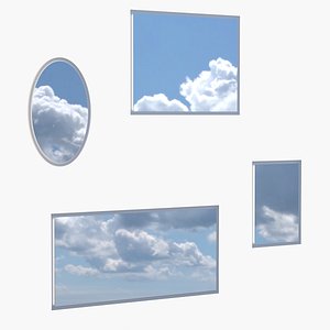 Dimmable Backlit Mirrors 3D