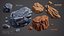 35 Stylized Rocks Collection