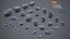 35 Stylized Rocks Collection