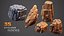 35 Stylized Rocks Collection