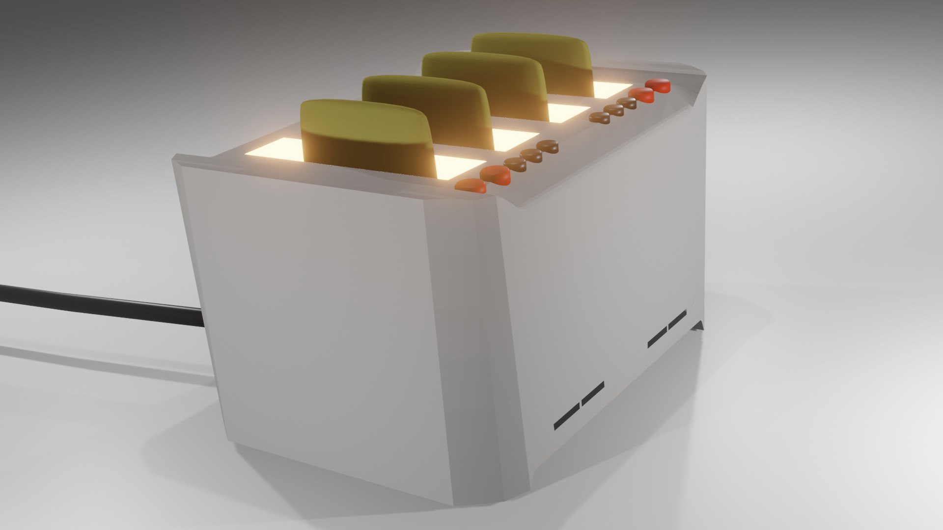 Toaster OBJ Model - TurboSquid 2133936