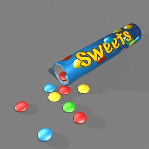 3d model of sweets