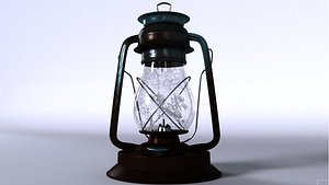 Weathered Jupiter Hurricane Lantern PBR Textures Game Ready 3D