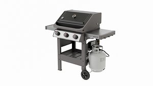 3D Propane Grill