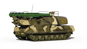 3D model Buk M1 SA-11 Gadfly missile systems