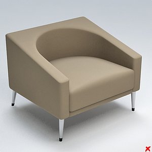 armchair chair 3ds