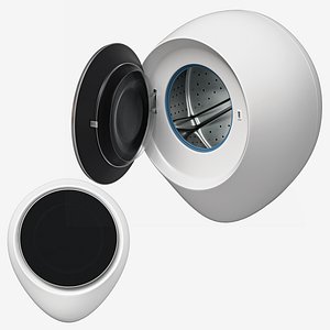 3D model wall-mounted washing machine