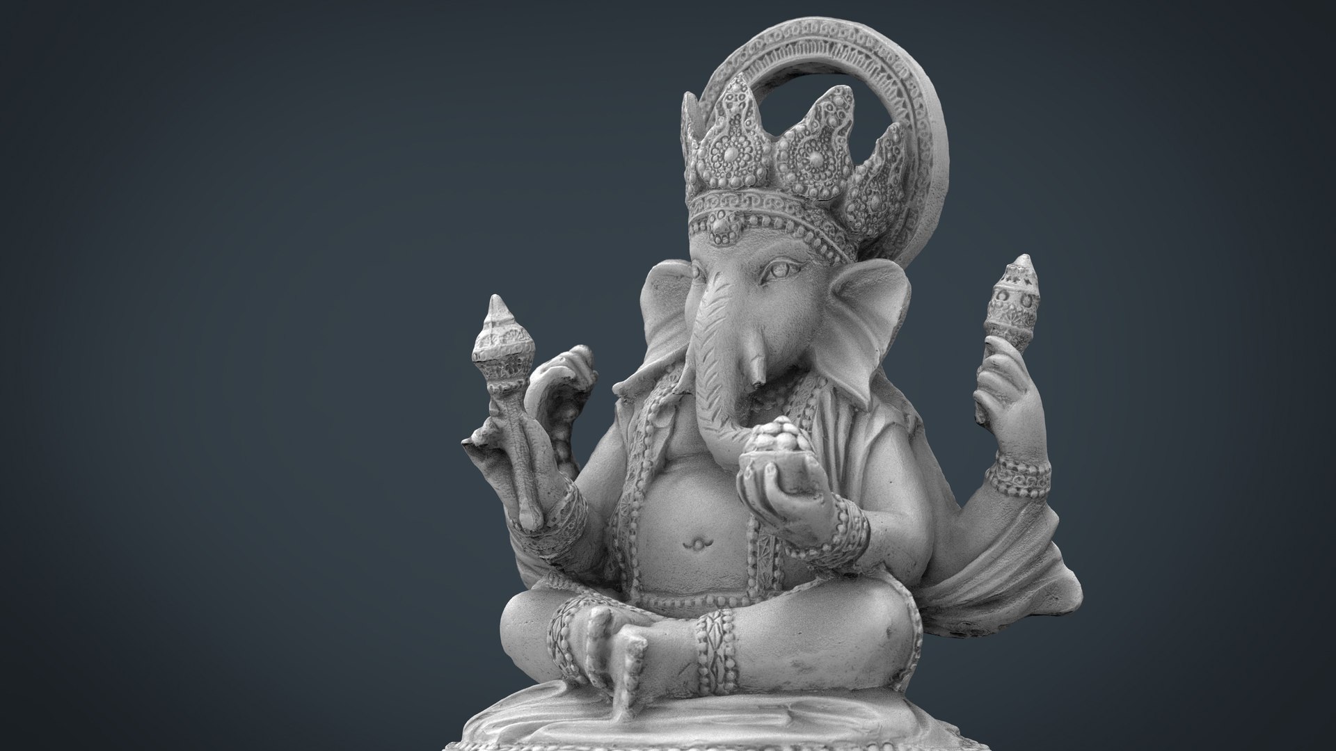 Ganesh Elephant S 3d Model