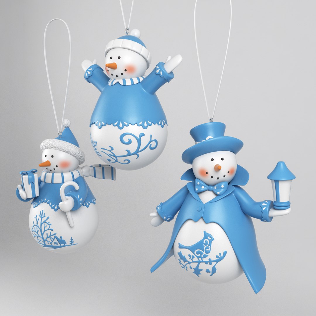 3D model Snowman Ornamet Set 3 https://p.turbosquid.com/ts-thumb/kI/hABuid/br/16/jpg/1749077094/1920x1080/fit_q87/baa89c7aaa4d0c61885d27ae313677714ada7e0f/16.jpg
