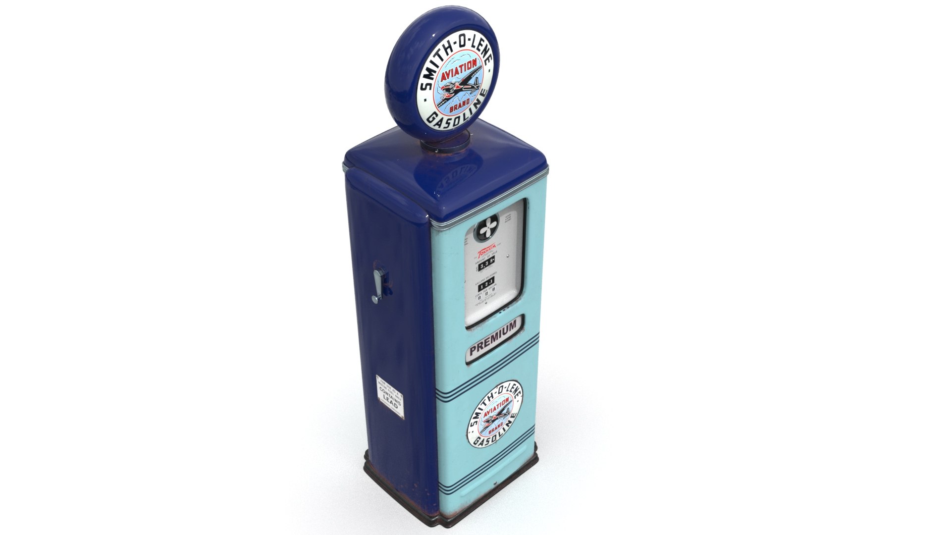 Retro  SMITH-O-LENE Gas Pump 1948 3D model https://p.turbosquid.com/ts-thumb/kI/iJQzF0/wn/img07/jpg/1673468216/1920x1080/fit_q87/af15b612416f09144f9e88e776ec64553f668927/img07.jpg