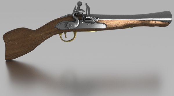 3D blunderbuss s model