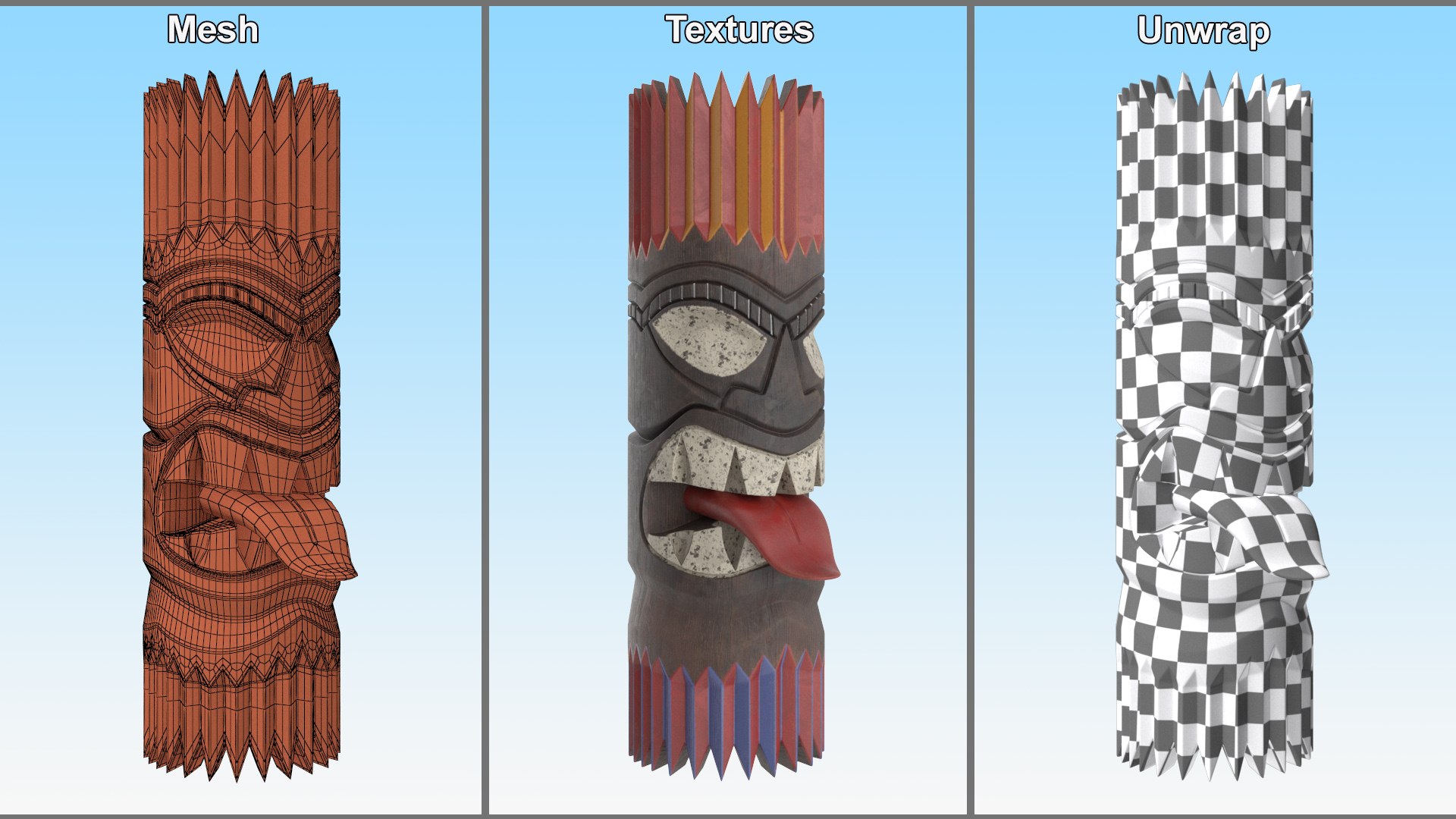 3D Wooden Tiki Totems Collection model https://p.turbosquid.com/ts-thumb/kI/njXedb/Hh/wooden_tiki_totems_collection_014/jpg/1752589902/1920x1080/fit_q87/0066a3437586e284a2c942736f8baec416faf4d6/wooden_tiki_totems_collection_014.jpg