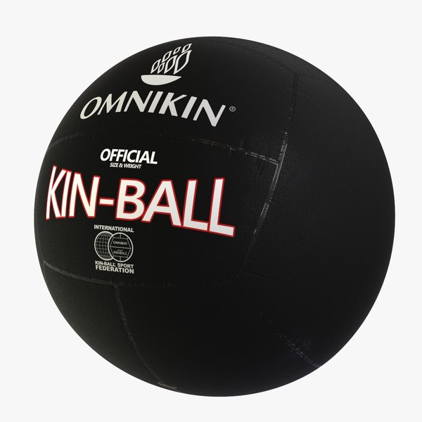 kin-ball black balloon 3D model