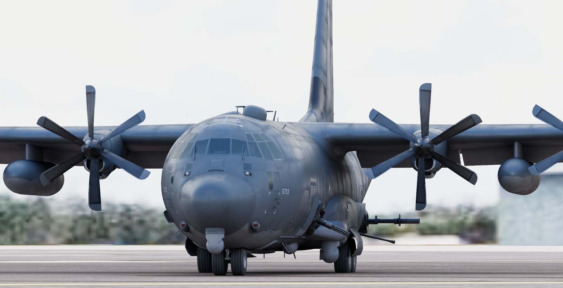 Lockheed Martin AC-130J Ghostrider Gunship 3D - TurboSquid 2480762