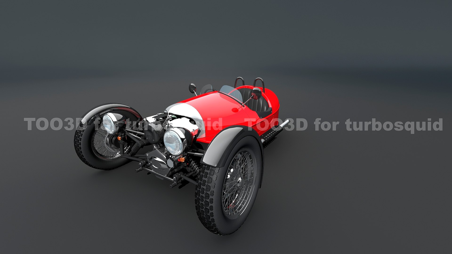 3d 3 Wheels Model
