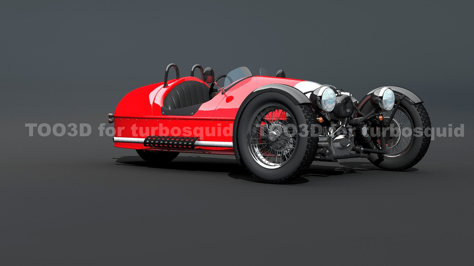 3d 3 Wheels Model