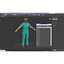 女性白种人外科医生索具2 3D模型