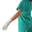 女性白种人外科医生索具2 3D模型
