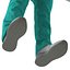 女性白种人外科医生索具2 3D模型
