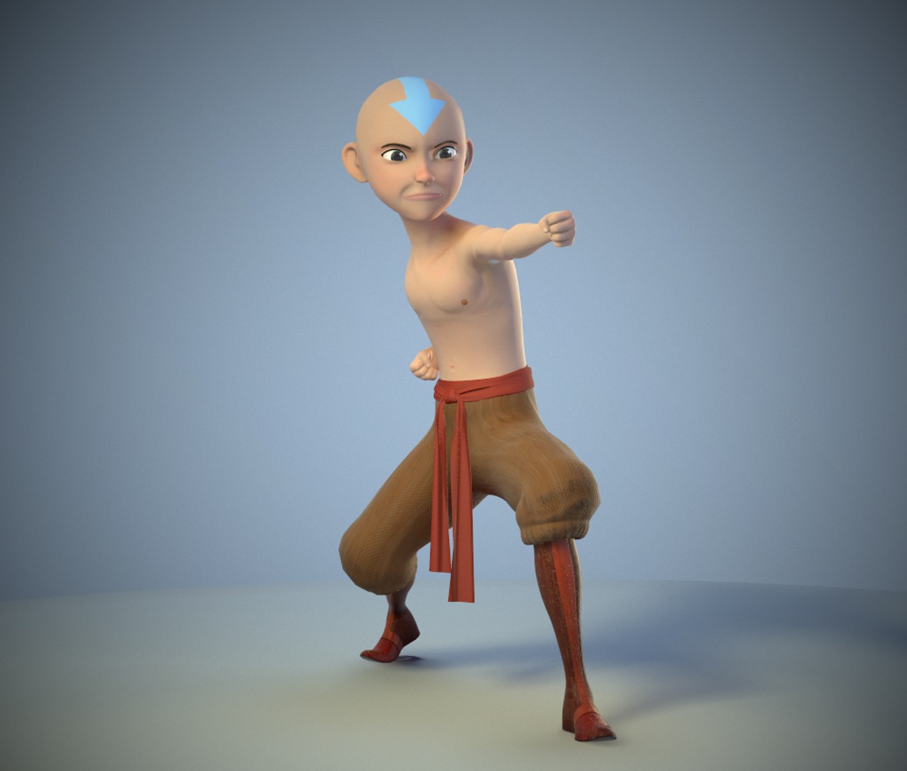 3D Aang Rig - TurboSquid 1609614