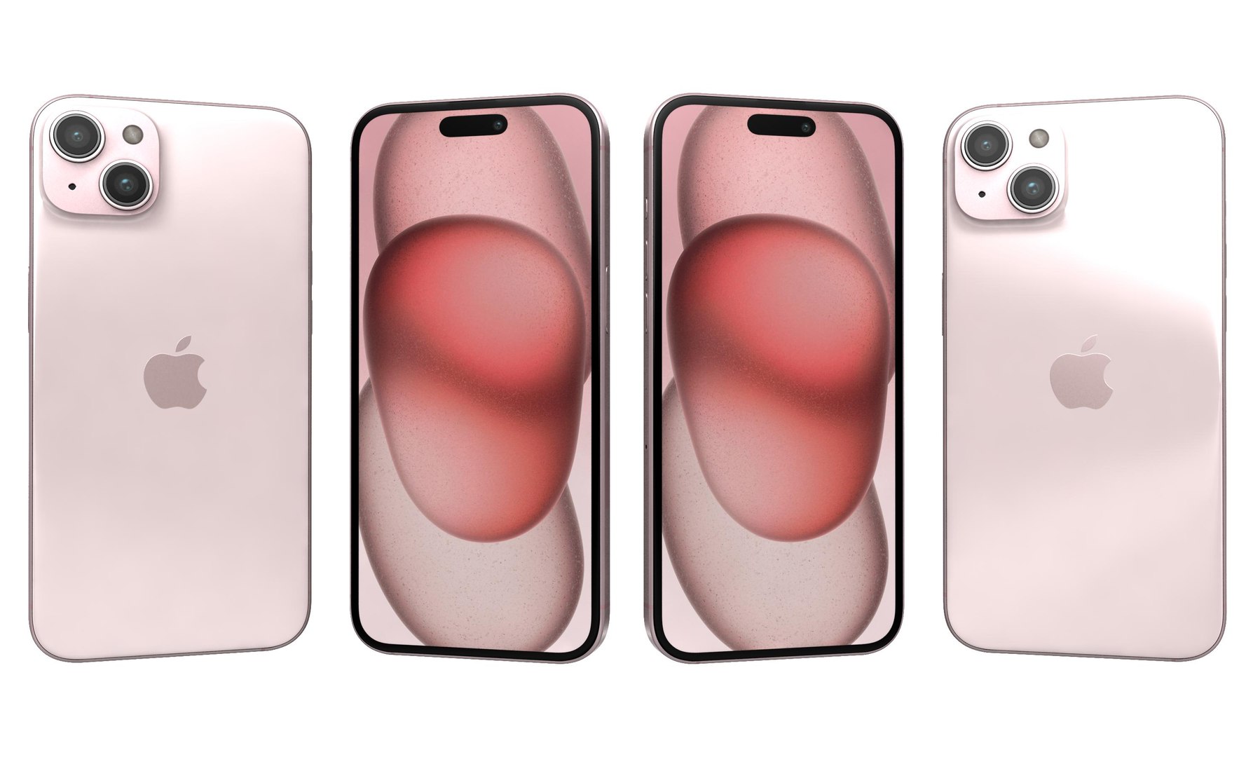 3D Model Apple IPhone 15 Plus Pink - TurboSquid 2130659