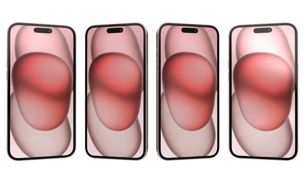 modelo 3d Apple iPhone 15 Rosa v - TurboSquid 2133725