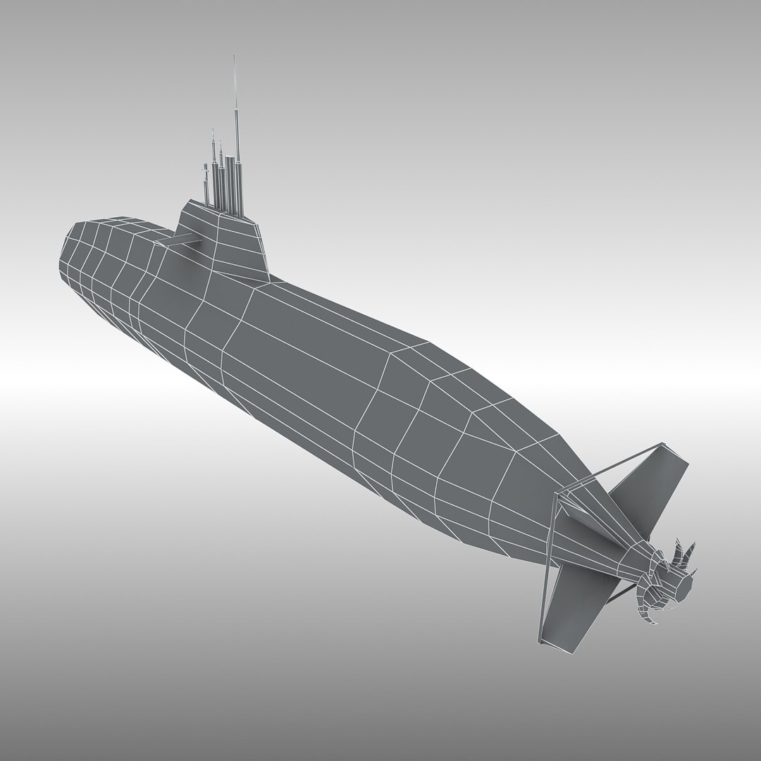 3d Type 212 Sub U-32 Model