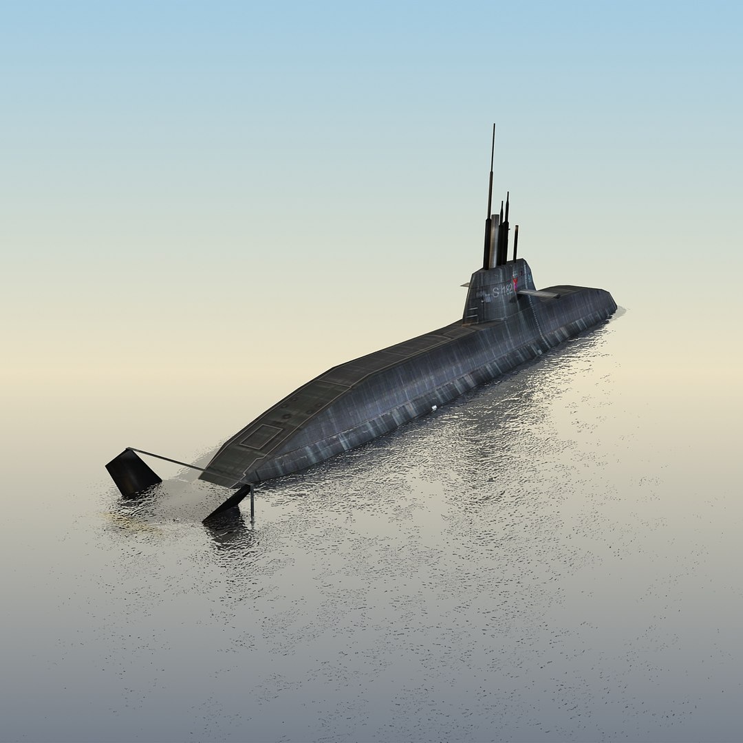 3d Type 212 Sub U-32 Model