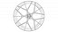 Dilinger DF3 forged wheels - 3d model