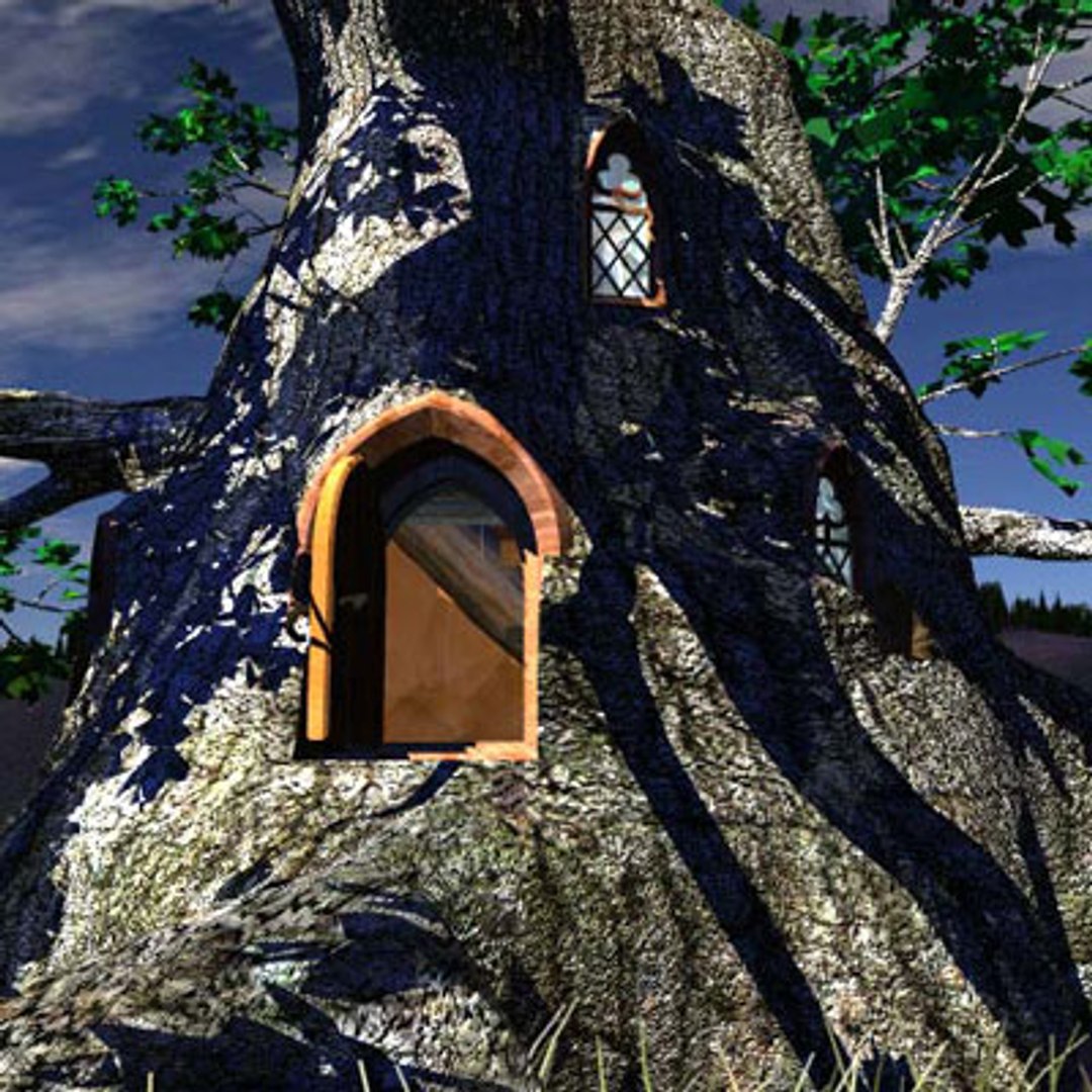 Black Tree 3d Model
