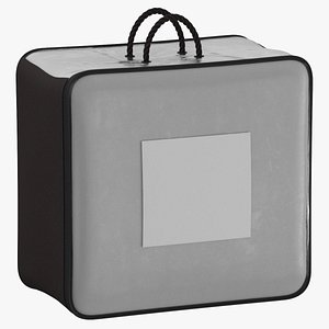 3D Packaged Bed Comforters Color Variations Blank and Generic Label