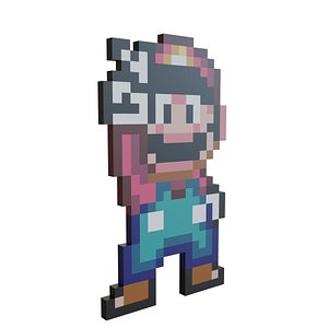 Mario Plaque 3D model